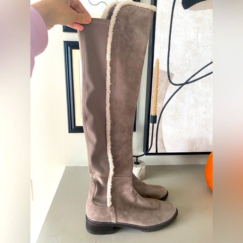 Stuart Weitzman Over-the-Knee Suede Boots
